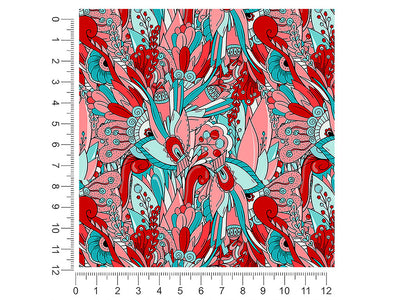 the fever floral 1ft x 1ft Craft Sheets