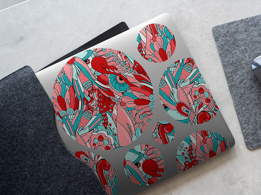 the fever floral DIY Laptop Stickers