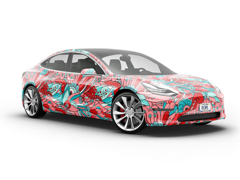 The Fever Floral Vehicle Vinyl Wrap