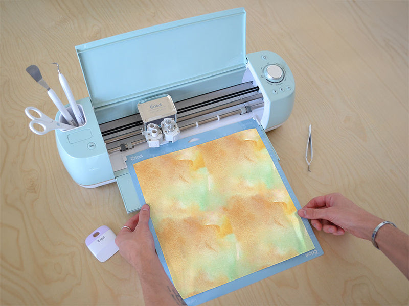 the flow watercolor Cricut Compatible Vinyl