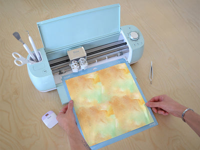 the flow watercolor Cricut Compatible Vinyl