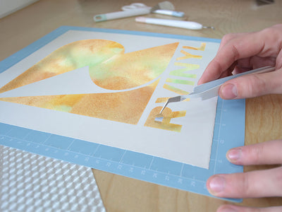 the flow watercolor Easy Weed Craft Vinyl