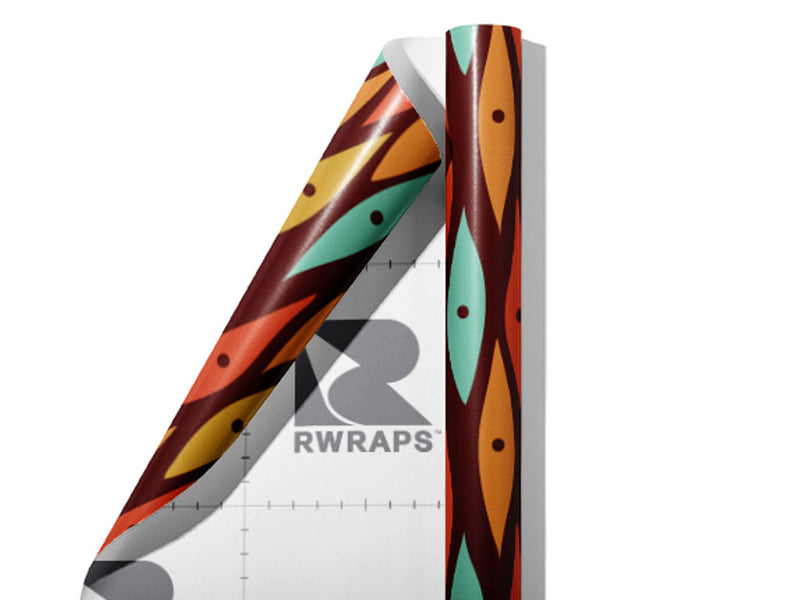 The Freak Retro Wrap Film Sheets~Rwraps Series 914 The Freak Retro Scrolled Sheet~3