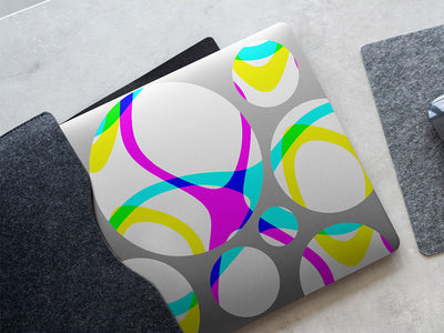 the funhouse retro DIY Laptop Stickers