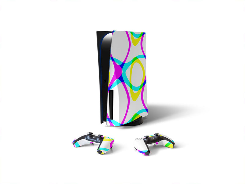 the funhouse retro Sony PS5 DIY Skin