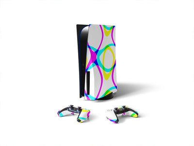 the funhouse retro Sony PS5 DIY Skin