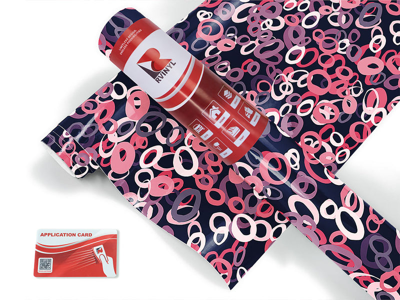 the gang abstract geometric Craft Vinyl Roll
