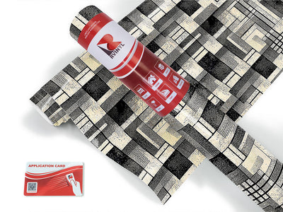 the horizontal art deco Craft Vinyl Roll