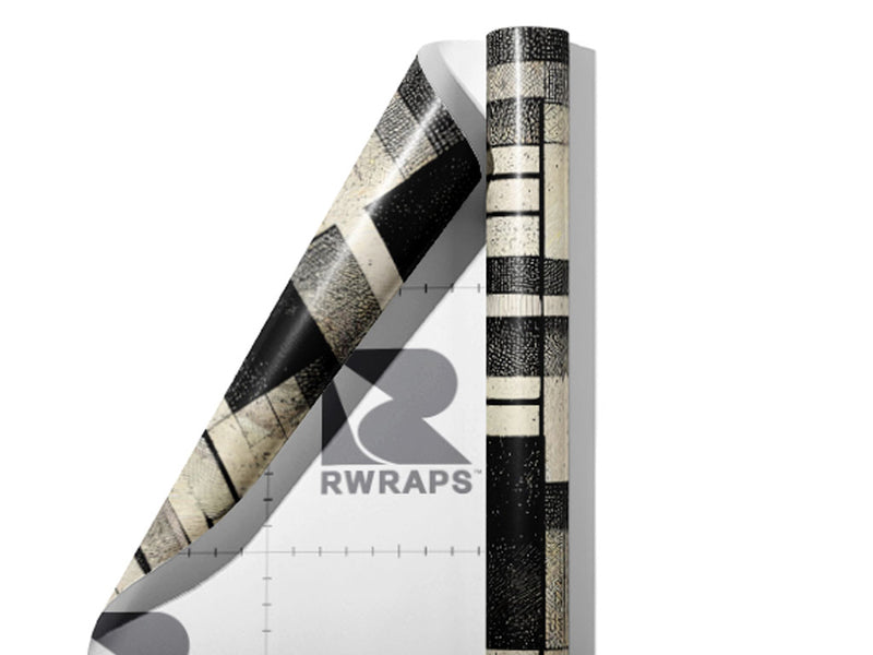 The Horizontal Art Deco Wrap Film Sheets~Rwraps Series 914 The Horizontal Art Deco Scrolled Sheet~3