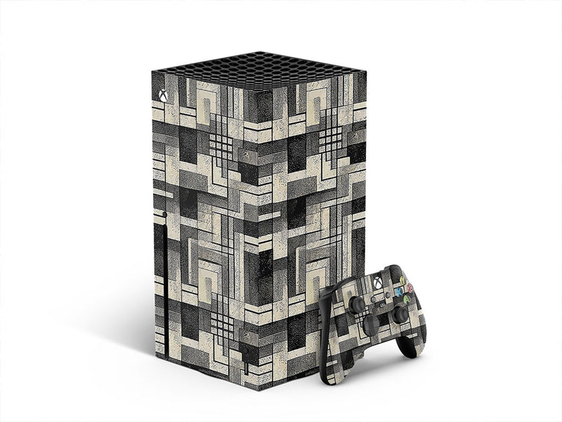 the horizontal art deco XBOX DIY Decal