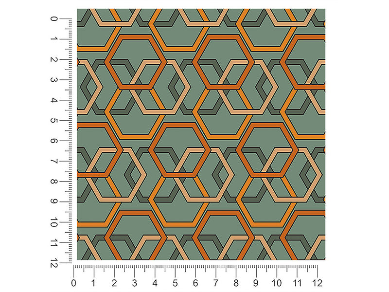 the hustle retro 1ft x 1ft Craft Sheets