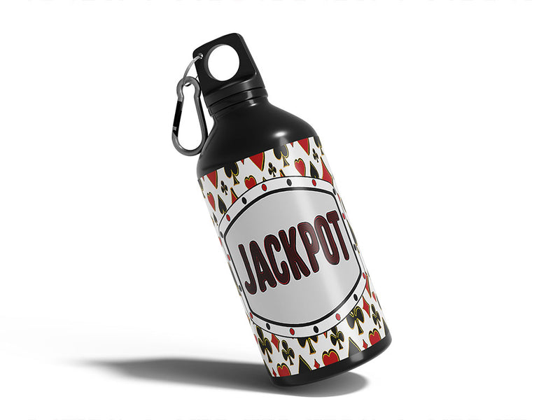 the jackpot  Water Bottle DIY Stickers