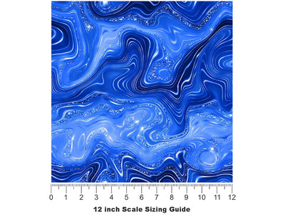 The Logan Gemstone Vinyl Film Pattern Size 12 inch Scale~Rwraps The Logan Gemstone Sizing Chart~2