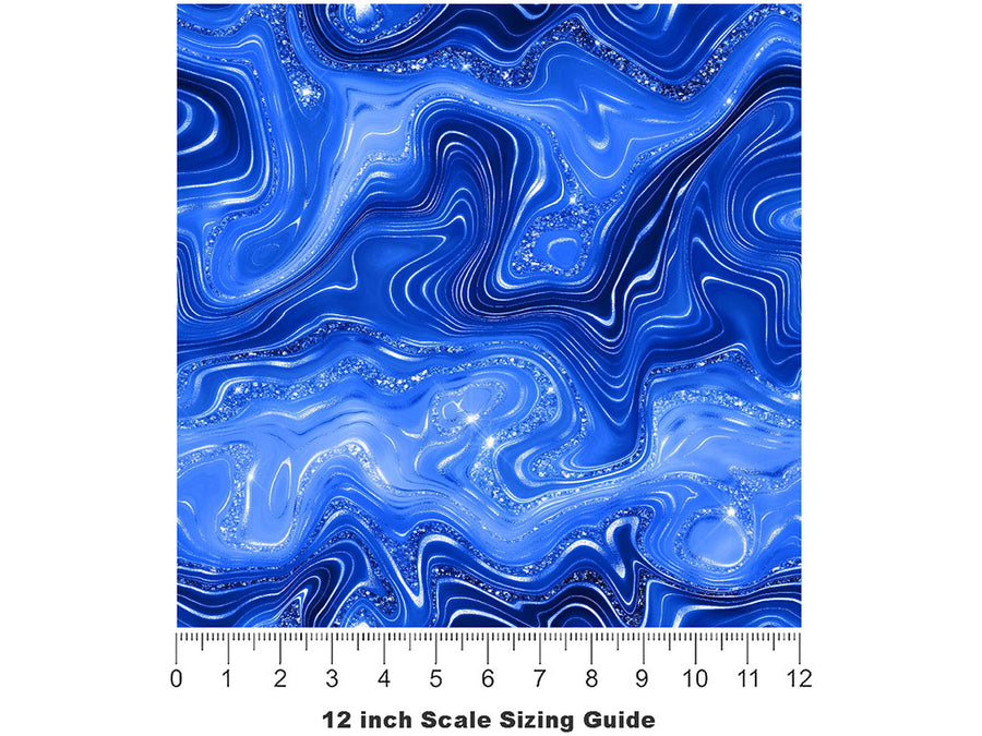 The Logan Gemstone Vinyl Film Pattern Size 12 inch Scale~Rwraps The Logan Gemstone Sizing Chart~2