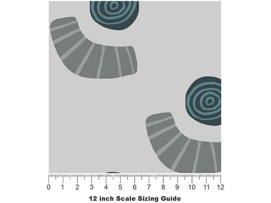 The Lonely Abstract Vinyl Film Pattern Size 12 inch Scale~Rwraps The Lonely Abstract Sizing Chart~2