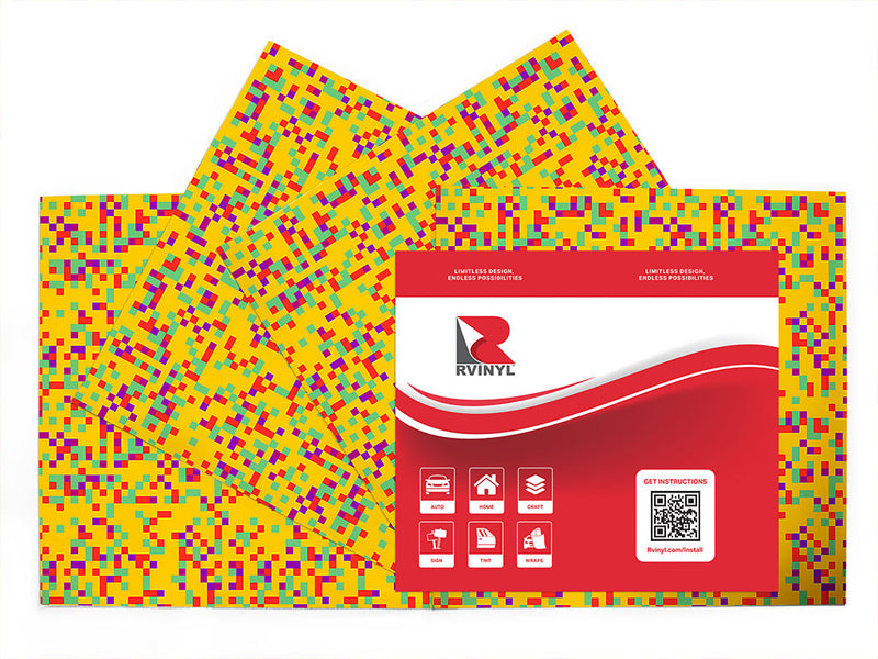 the mikado pixel Craft Vinyl Sheet Pack
