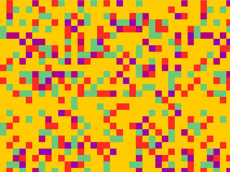 The Mikado Pixel Vinyl Wrap Pattern~Rwraps Series 914 Digitally Printed Vinyl Wrap~0