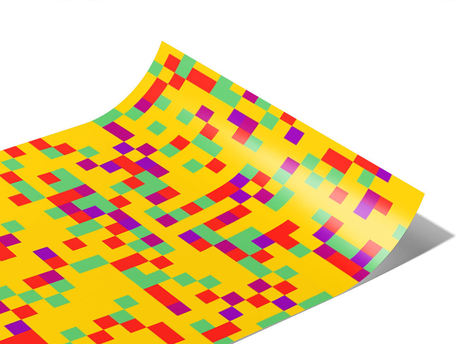 The Mikado Pixel Vinyl Wraps~Rwraps Series 914 Digitally Printed Vinyl Wrap~0
