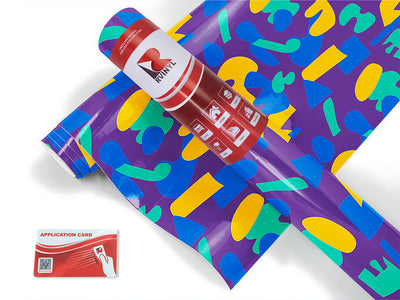 the murex abstract geometric Craft Vinyl Roll