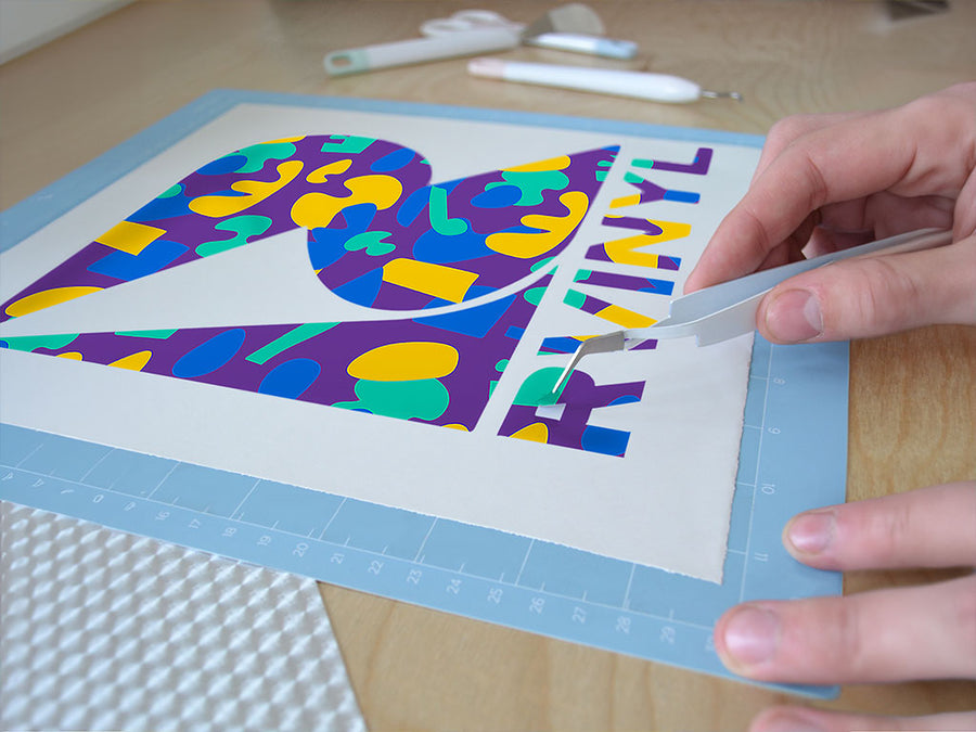 the murex abstract geometric Easy Weed Craft Vinyl