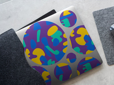 the murex abstract geometric DIY Laptop Stickers