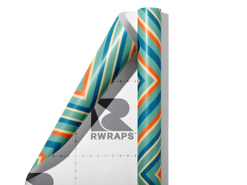 The Nightlife Retro Wrap Film Sheets~Rwraps Series 914 The Nightlife Retro Scrolled Sheet~3