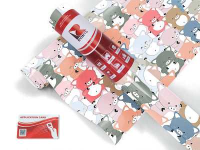 the pen animal Craft Vinyl Roll