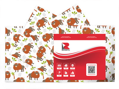 the range animal Craft Vinyl Sheet Pack