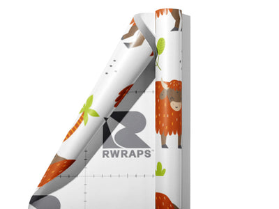 The Range Animal Wrap Film Sheets~Rwraps Series 914 The Range Animal Scrolled Sheet~3