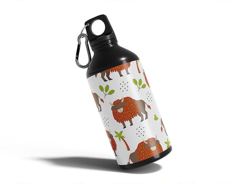 the range animal Water Bottle DIY Stickers