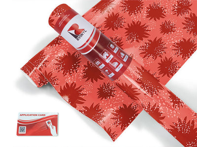 the redhead abstract geometric Craft Vinyl Roll