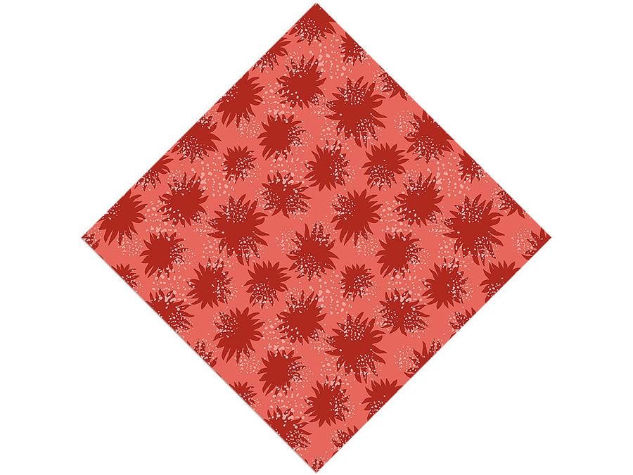 The Redhead Abstract Vinyl Wrap Pattern