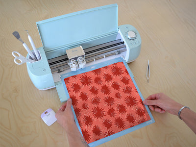 the redhead abstract geometric Cricut Compatible Vinyl