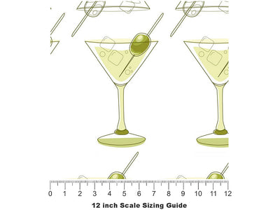 The Rocks Alcohol Vinyl Film Pattern Size 12 inch Scale~Rwraps The Rocks Alcohol Sizing Chart~2