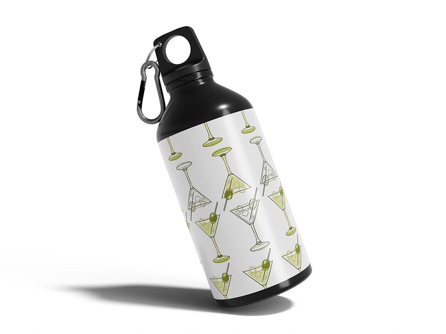 the rocks alcohol Water Bottle DIY Stickers