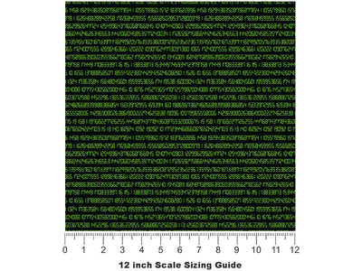 The Truth Technology Vinyl Film Pattern Size 12 inch Scale~Rwraps The Truth Technology Sizing Chart~3