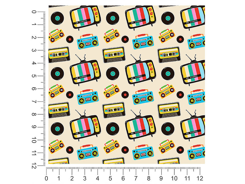 the tube retro 1ft x 1ft Craft Sheets