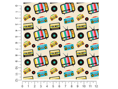 the tube retro 1ft x 1ft Craft Sheets