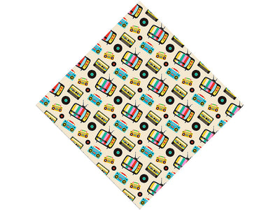 The Tube Retro Vinyl Wrap Pattern