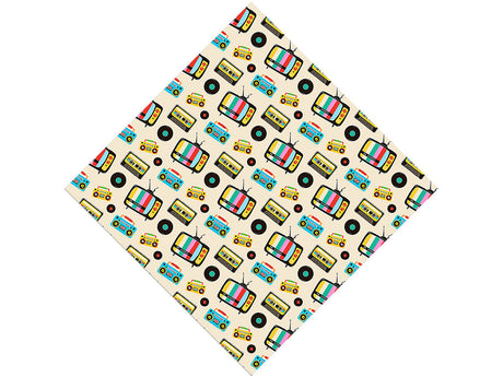 The Tube Retro Vinyl Wrap Pattern