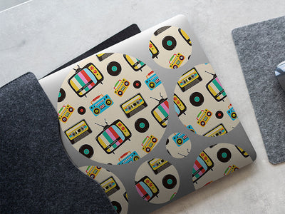 the tube retro DIY Laptop Stickers