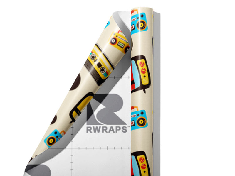 The Tube Retro Wrap Film Sheets~Rwraps Series 914 The Tube Retro Scrolled Sheet~3