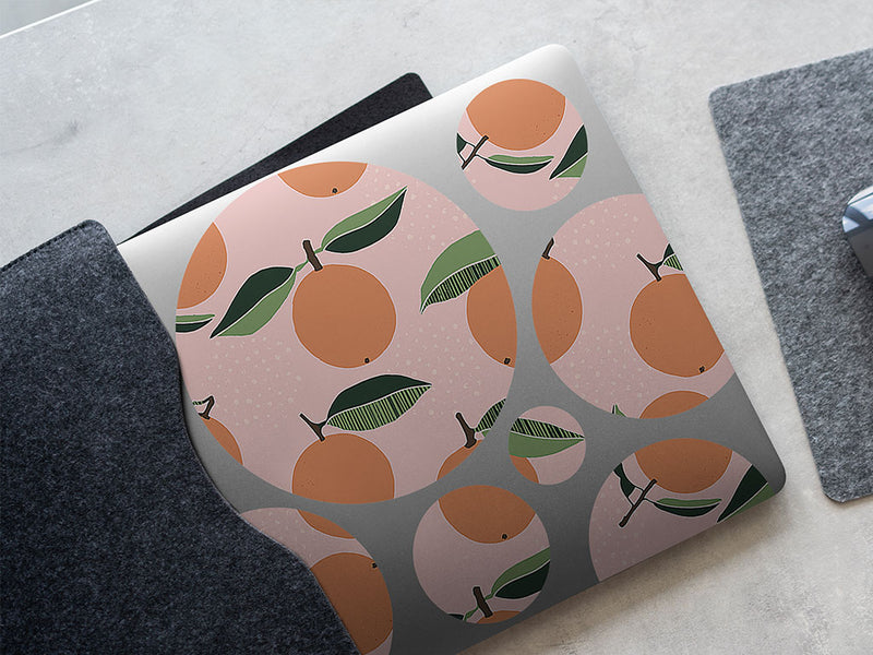 the valencia fruit DIY Laptop Stickers