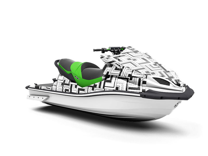 The Vertical Art Deco Jet Ski Vinyl Customized Wrap