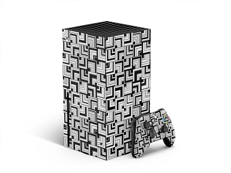 the vertical art deco XBOX DIY Decal