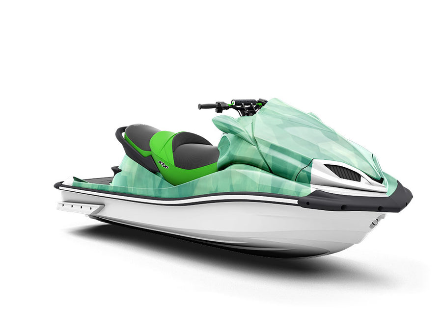 The Waves Watercolor Jet Ski Vinyl Customized Wrap