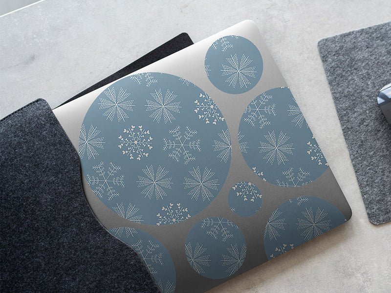 thin ice snowflake DIY Laptop Stickers
