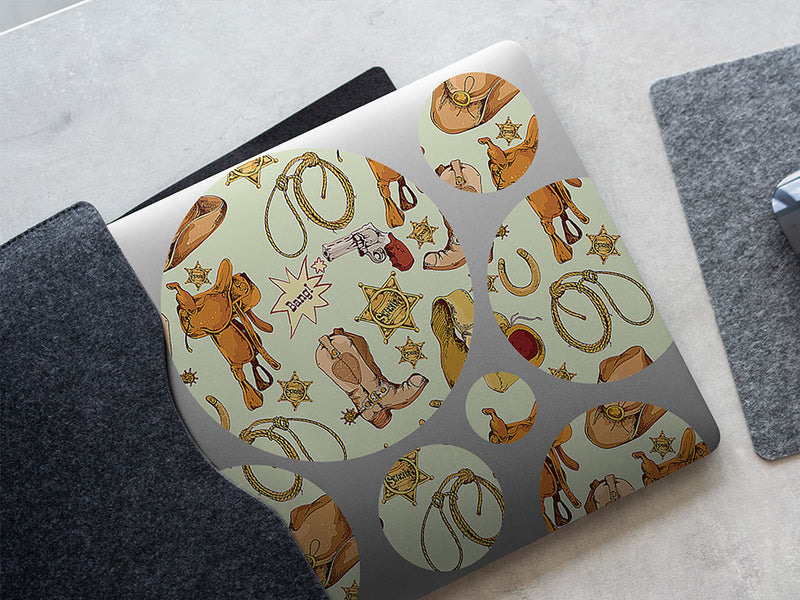 this town western DIY Laptop Stickers