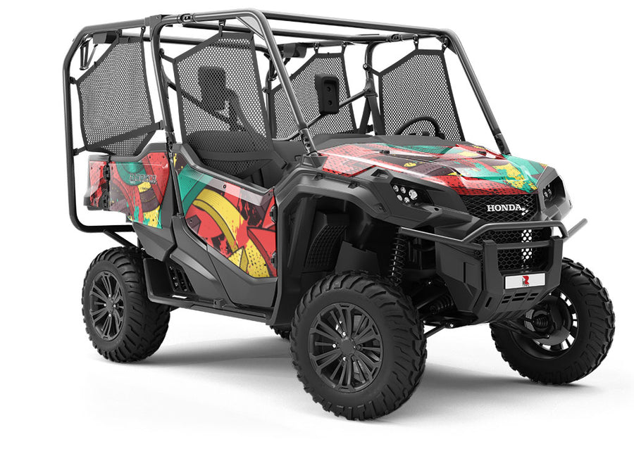 This Way Graffiti Utility Vehicle Vinyl Wrap