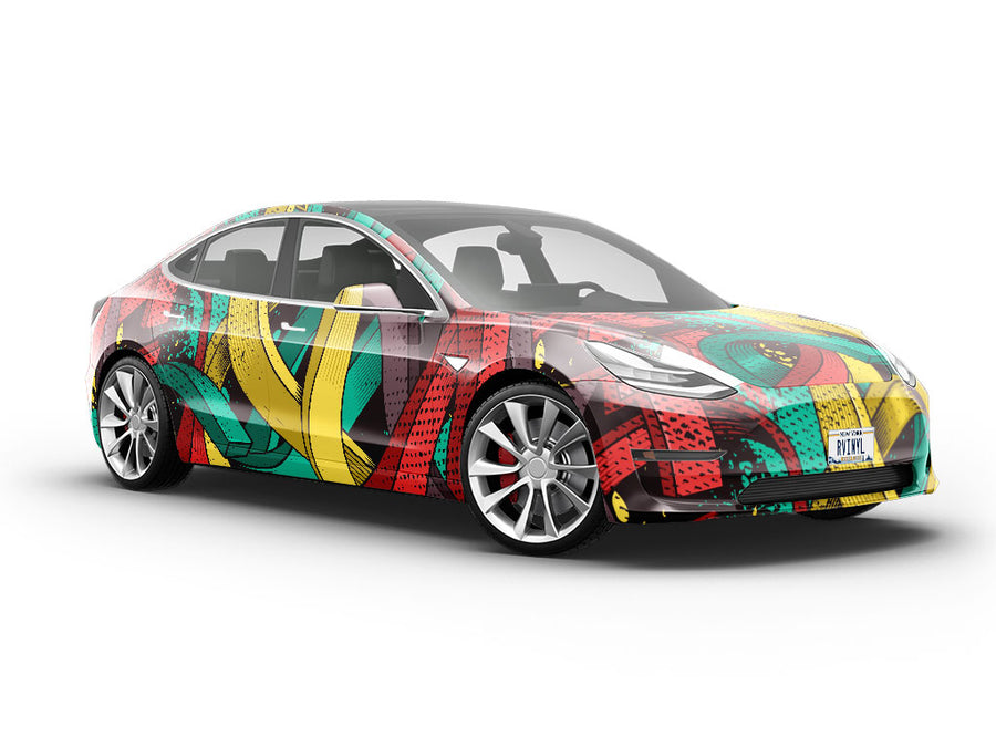 This Way Graffiti Vehicle Vinyl Wrap